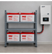 Комплект ИБП Hiden Control HPS30-6048-6000 + 100 Ач АКБ 4 шт. (на 8 часов автономии)