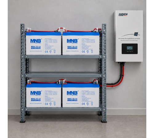 Комплект ИБП Hiden Control HPS30-5048 5000+ 75 Ач АКБ 4 шт. (на 5 часов автономии)