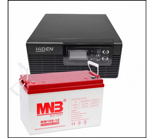 Комплект ИБП Hiden Control HPS20-0612-600+ 100 Ач АКБ  (на 8 часов автономии) 