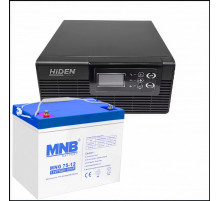 Комплект ИБП Hiden Control HPS20-0612-600+ 75 Ач АКБ  (на 5 часов автономии) 