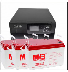Комплект ИБП Hiden Control HPS20-1012+ 100 Ач 3 шт.  АКБ  (на 8 часов автономии) 