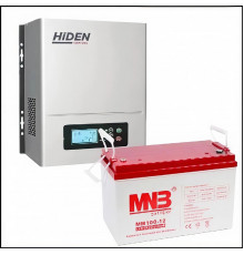 Комплект ИБП Hiden Control HPS20-0312N+ 100 Ач АКБ  (на 8 часов автономии) 