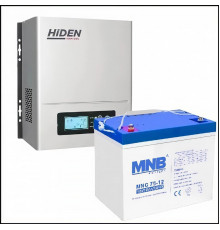 Комплект ИБП Hiden Control HPS20-0312N+ 75 Ач GEL АКБ  (на 5 часов автономии) 