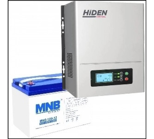 Комплект ИБП Hiden Control HPS20-0312N+ 100 Ач GEL АКБ  (на 8 часов автономии) 