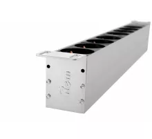 Блок розеток Rem-32 с инд., 8 Schuko, 32A, алюм., 19", колодка