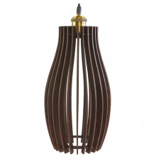 Подвесной светильник из дерева GLANZEN ART-0004-60-dark