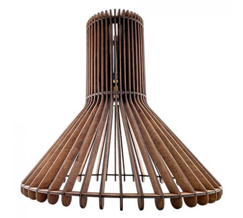 Подвесной светильник из дерева GLANZEN ART-0005-60 bell