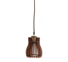Подвесной светильник из дерева GLANZEN ART-0006-60 baby dark