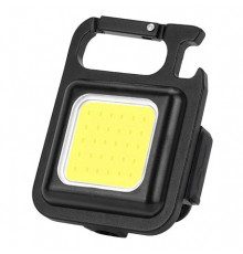 Светодиодный аккумуляторный USB фонарь c карабином GLANZEN UFL-0500-06