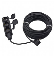 Удлинитель силовой GLANZEN 3 гн. КГ 3х1,5 IP44 арт. EC-40-012
