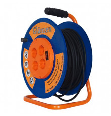 Удлинитель силовой на катушке GLANZEN 4 гн. КГ 3х1,5 ЕВ-50-009