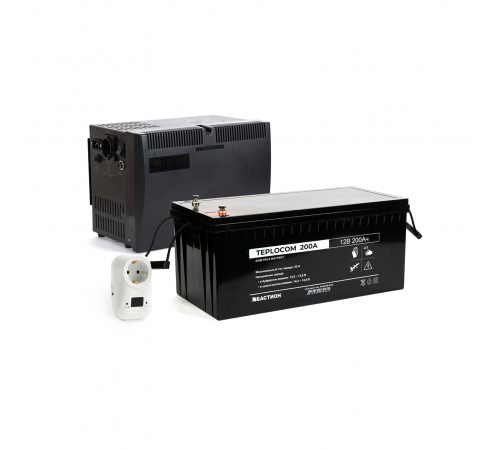Комплект ИБП TEPLOCOM-500+200TBS Maximum