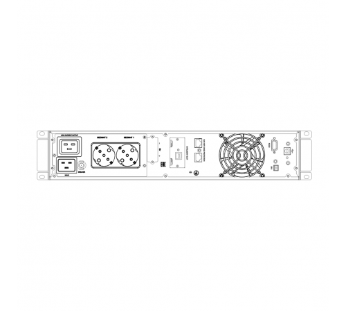 Источник бесперебойного питания SKAT-UPS 3000-RACK-ON P3