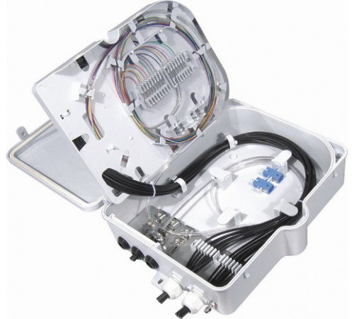 Hyperline FO-WBI-16A-GY Бокс оптический настенный