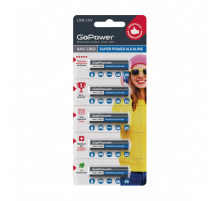 GoPower LR03 AAA BL5 Alkaline 1.5V 00-00023778 Батарейка AAA