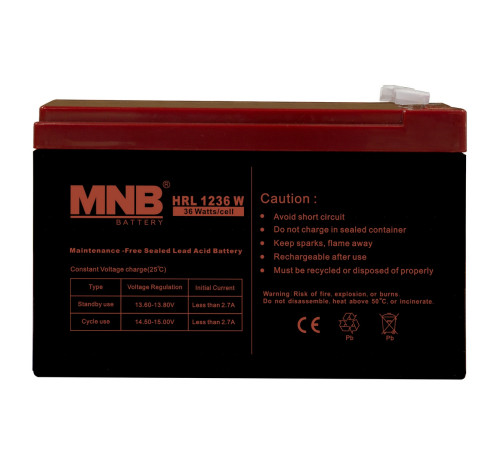 MNB BATTERY HRL 1236 W Аккумулятор