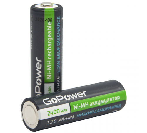 GoPower HR6 AA BL2 NI-MH 00-00018320 Аккумулятор предзаряженный