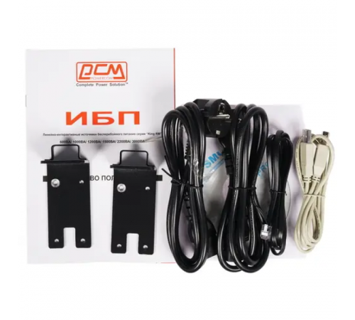 Powercom KIN-600AP RackMount ИБП  KIN-600AP RM KIN-600AP RM (1U) USB
