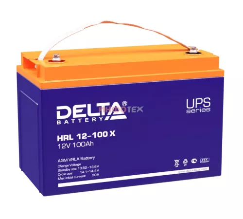 Delta HRL 12-100 X Свинцово-кислотный аккумулятор