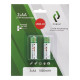 РУБИН LI-ION АА 1,5 В (1800mWh USB Magnetic) 2шт Аккумуляторные батарейки РЭ-АА1800/1