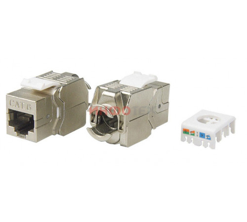 Hyperline KJ8-8P8C-C6-180-TLS-SH-F-WH Вставка