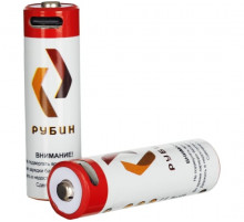 РУБИН LI-ION АА 1,5 В (2400mWh Type С) 4шт Аккумуляторные батарейки РЭ-АА2400/1