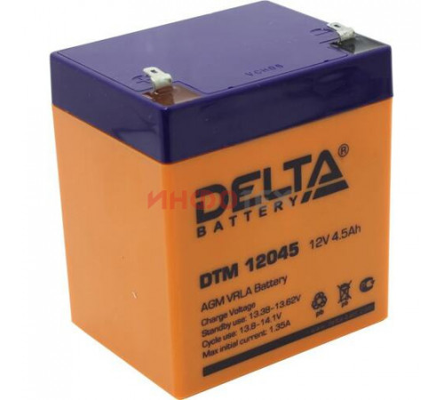 Delta DTM 12045 Свинцово- кислотный аккумулятор