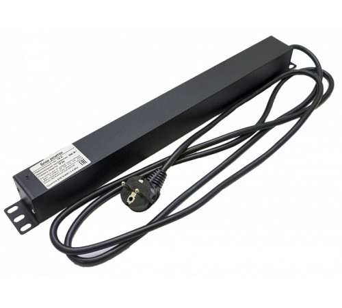 Hyperline SHE19-8IEC-S-2.5EU Блок розеток