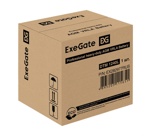 Exegate DTM 1240 L EX282977RUS Аккумуляторная батарея
