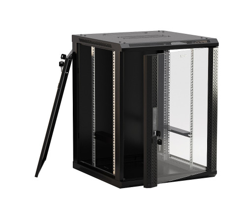 Hyperline TWB-FC-2266-GP-RAL9004 Шкаф настенный