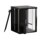Hyperline TWB-FC-2266-GP-RAL9004 Шкаф настенный