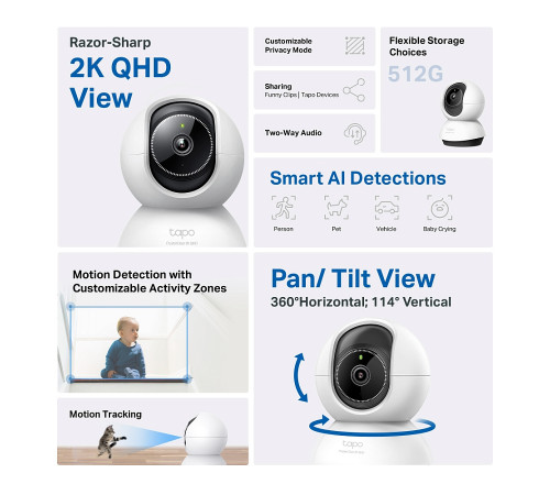 TP-LINK TC72 Pan/Tilt Камера видеонаблюдения
