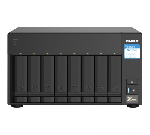 QNAP TS-832PX (TS-832PX-4G) Сетевое хранилище