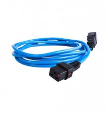 ЦМО REM R-16-CORD-C19-C20-3-BLUE Шнур питания с фиксатором