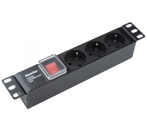 Hyperline SHE10-3SH-S-IEC Блок розеток
