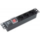 Hyperline SHE10-3SH-S-IEC Блок розеток