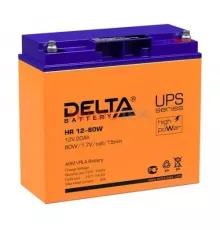 Delta HR 12-80 W Свинцово- кислотный аккумулятор HR12-80 W