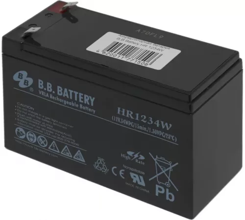 B.B. Battery HR 1234 12V 9Ah (12V 9Ah) BAHR12-34 Аккумулятор