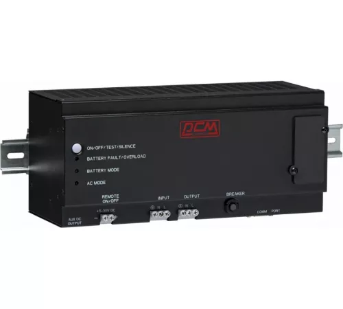 PowerCom DRU-1000 ИБП {OffLine, 1000VA/600W, крепление на DIN-рейку}