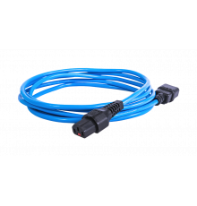 ЦМО REM R-10-CORD-C13-C14-1.8-BLUE Шнур питания с фиксатором