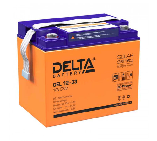 Delta GEL 12-33 Свинцово-кислотный аккумулятор