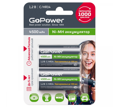 GoPower HR14 00-00018322 Аккумулятор бытовой