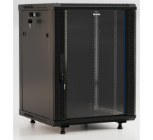 HyperlineTWB-FC-1866-GP-RAL9004 Телекоммуникационный шкаф
