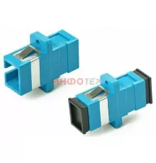 Hyperline FA-P11Z-SC/SC-N/BK-BL Оптический проходной адаптер