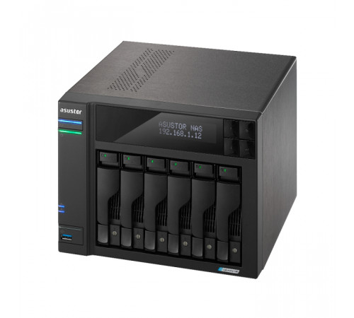 Asustor LOCKERSTOR 6 Gen2 AS6706T Сетевое хранилище 90IX01N1-BW3S60