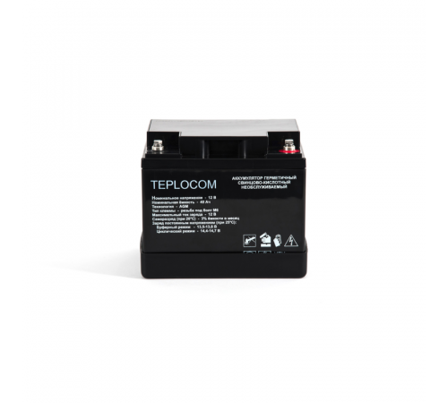 Bastion TEPLOCOM 40АЧ Аккумулятор герметичный свинцово-кислотный