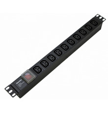 Hyperline SHE19-10IEC-S-IEC Блок розеток