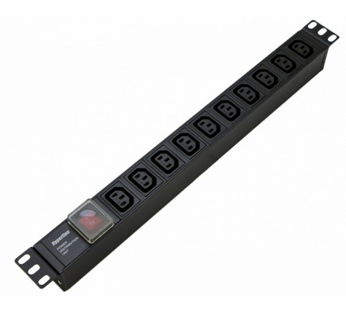Hyperline SHE19-10IEC-S-IEC Блок розеток