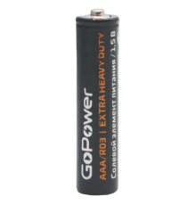 GoPower R03 AAA Shrink 4 Heavy Duty 1.5V 00-00015593 Батарейка AAA