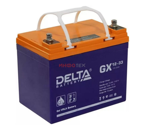 Delta GX 12-33 Аккумуляторная батарея